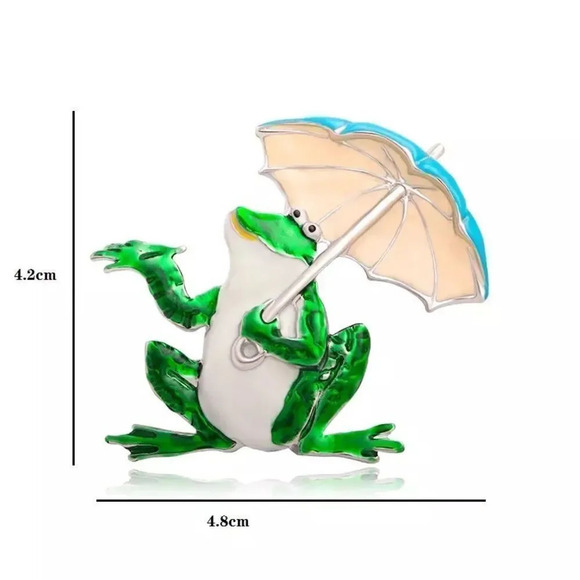 VQ Frog Brooch - Picture 3 of 4